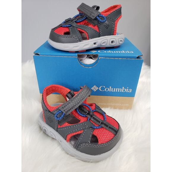 Columbia Toddler Boys Techsun Wave CLOSED TOE walkign hiking sandals size‎ 4 - Picture 1 of 5